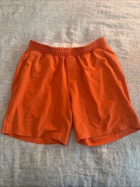 lululemon athletica Men's Orange Swim Trunks